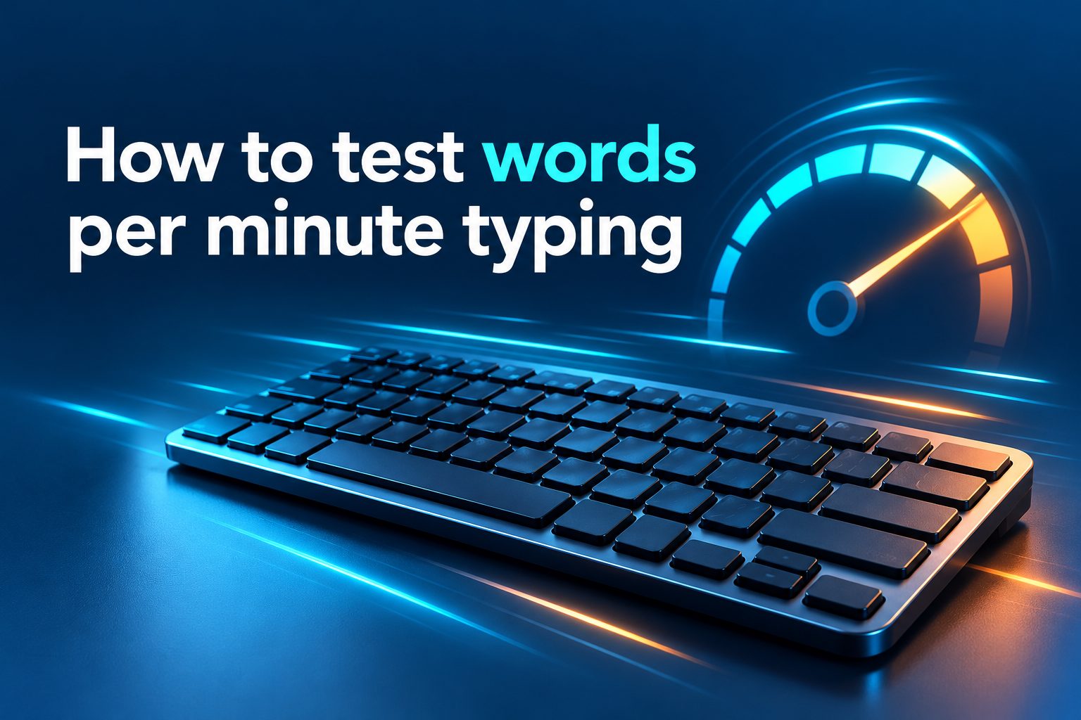 Hiring manager reviewing a candidate’s results from an online typing test